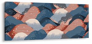 Slika - Japanski valovi (120x50 cm)