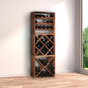 Kesper Stalak za vino bor II - 50 x 50 x 25 cm