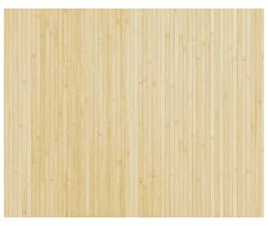VidaXL Tepih pravokutni svijetli prirodni 80 x 100 cm od bambusa