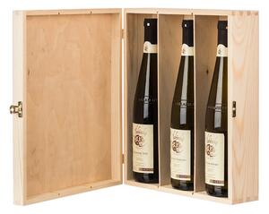 AtmoWood Drvena kutija za 3 vina XII