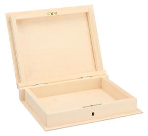 AtmoWood Drvena kutija knjiga s ključem