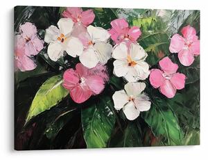 Slika - Ružičasti i bijeli cvjetovi (70x50 cm)