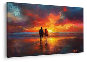 Slika - Šetnja plažom (90x60 cm)