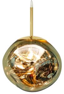Stropna staklena svjetiljka s privjeskom Zlatna APP331-1CP