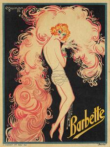 Reprodukcija umjetnosti Barbette Advert (Vintage Lady), (30 x 40 cm)