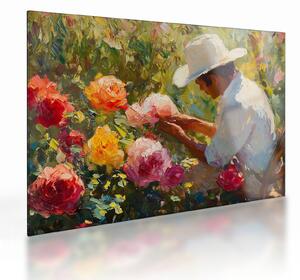 Staklena slika - Vrtlar (70x50 cm)