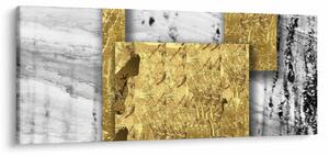 Slika - Zlatni kvadrati N⁰1 (120x50 cm)