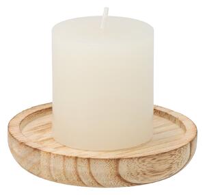 AtmoWood Mirisna svijeća s drvenim postoljem - vanilija