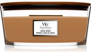 Woodwick Santal Myrrh mirisna svijeća s drvenim fitiljem (hearthwick) 453,6 g