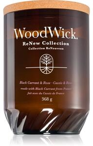 Woodwick Black Currant & Rose mirisna svijeća 368 g