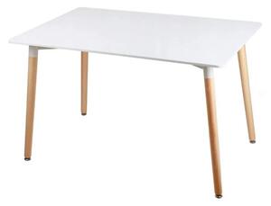 Bijeli blagovaonski set 1+2, stol BERGEN 100 + stolice YORK OSAKA