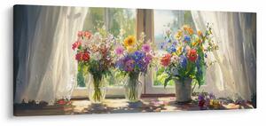Slika - Buket kraj prozora (120x50 cm)