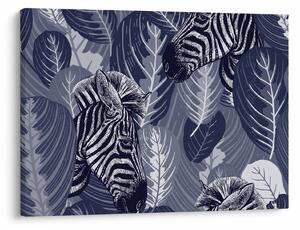 Slika - Plave zebre (70x50 cm)