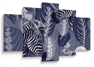 Slika - Plave zebre (150x105 cm)