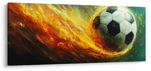 Slika - Nogometna lopta u letu (120x50 cm)