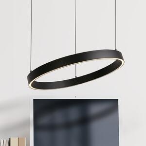 Searchlight Layla LED viseća svjetiljka, crna, Ø 44 cm CCT, podesive visine, prigušiva, Crno, Dnevni boravak/blagovaonica, Metal