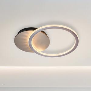 Searchlight LED stropna svjetiljka Specs, krem, duljina 45 cm, željezo/akril, prigušiva, Bež, Dnevni boravak/blagovaonica, Metal
