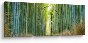 Slika - Put s bambusima (sa satom) (90x30 cm)