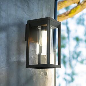 Searchlight Atlanta vanjska zidna svjetiljka, crna, širina 16 cm, metal, Crno, fenjer