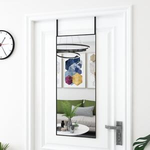 VidaXL Ogledalo za vrata crno 40 x 100 cm od stakla i aluminija