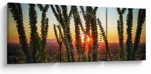 Slika - Biljke (sa satom) (90x30 cm)