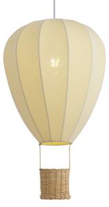 Dječja viseća svjetiljka bež boje u obliku balona na vrući zrak - Air Balloon