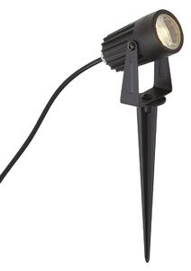 Moderni 12V reflektor crni uklj. LED IP67 - Voltaire Pico