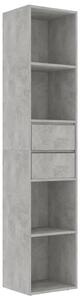 VidaXL Ormarić za knjige siva boja betona 36 x 30 x 171 cm od iverice