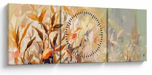 Slika - Slikane biljke (sa satom) (90x30 cm)