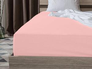 Jersey plahta EXCLUSIVE svijetloružičasta 90 x 200 cm
