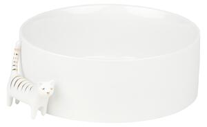 Bijela porculanska zdjelica CAT