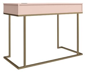 Ružičasti radni stol CosmoLiving by Cosmopolitan Camila