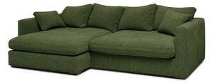 Tamno zelena kutna garnitura (s lijevim kutom) Comfy – Scandic
