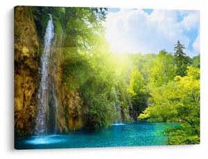 Slika - slapovi u prašumi (70x50 cm)
