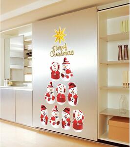 Set od 11 božićnih naljepnica Ambiance Snowmen Christmas Stickers