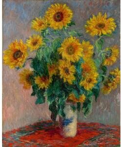 Reprodukcija slika Claude Monet - Bouquet of Sunflowers 40 x 50 cm