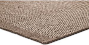 Tepih od smeđe vune Universal Kiran Liso, 60 x 110 cm
