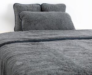 Sivi vuneni prekrivač 200x240 cm - Native Natural