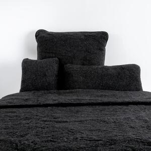 Crni vuneni prekrivač 200x240 cm - Native Natural