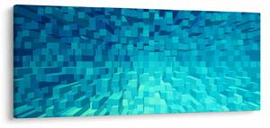 Slika - apstraktne kocke (120x50 cm)