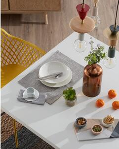 Bijeli stol za blagovanje Kave Home Arya, 160 x 100 cm