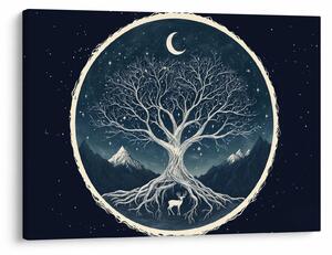 Slika – Magično drvo s jelenom II. (70x50 cm)