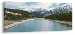 Slika planinskog krajolika (120x50 cm)