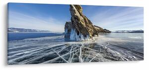Slika ledenih stijena (120x50 cm)