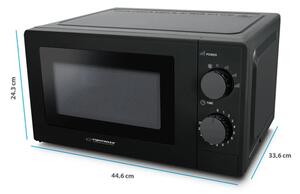 Esperanza Estofado EKO011K Mikrovalna Pećnica 20 L – 700 W, 5 Razina Snage, Funkcija Odmrzavanja