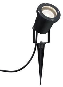 Paulmann Special Line LED svjetiljka za uzemljenje, crna, Crno, Metal