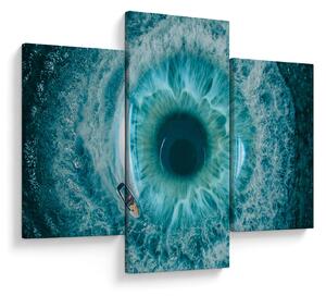 Slika mora s brodom (90x60 cm)