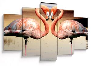 Slika - dva flaminga (150x105 cm)