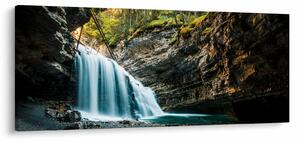 Slika šumskog vodopada (120x50 cm)