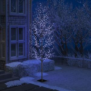 VidaXL Božićno drvce s 1200 LED žarulja plavo svjetlo 400 cm